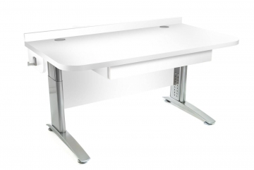 Stôl rastúci rovný │ biela štandard / biela štandard
