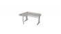 Stôl rastúci rohový ľavý │ biela štandard / béžová (crema)
